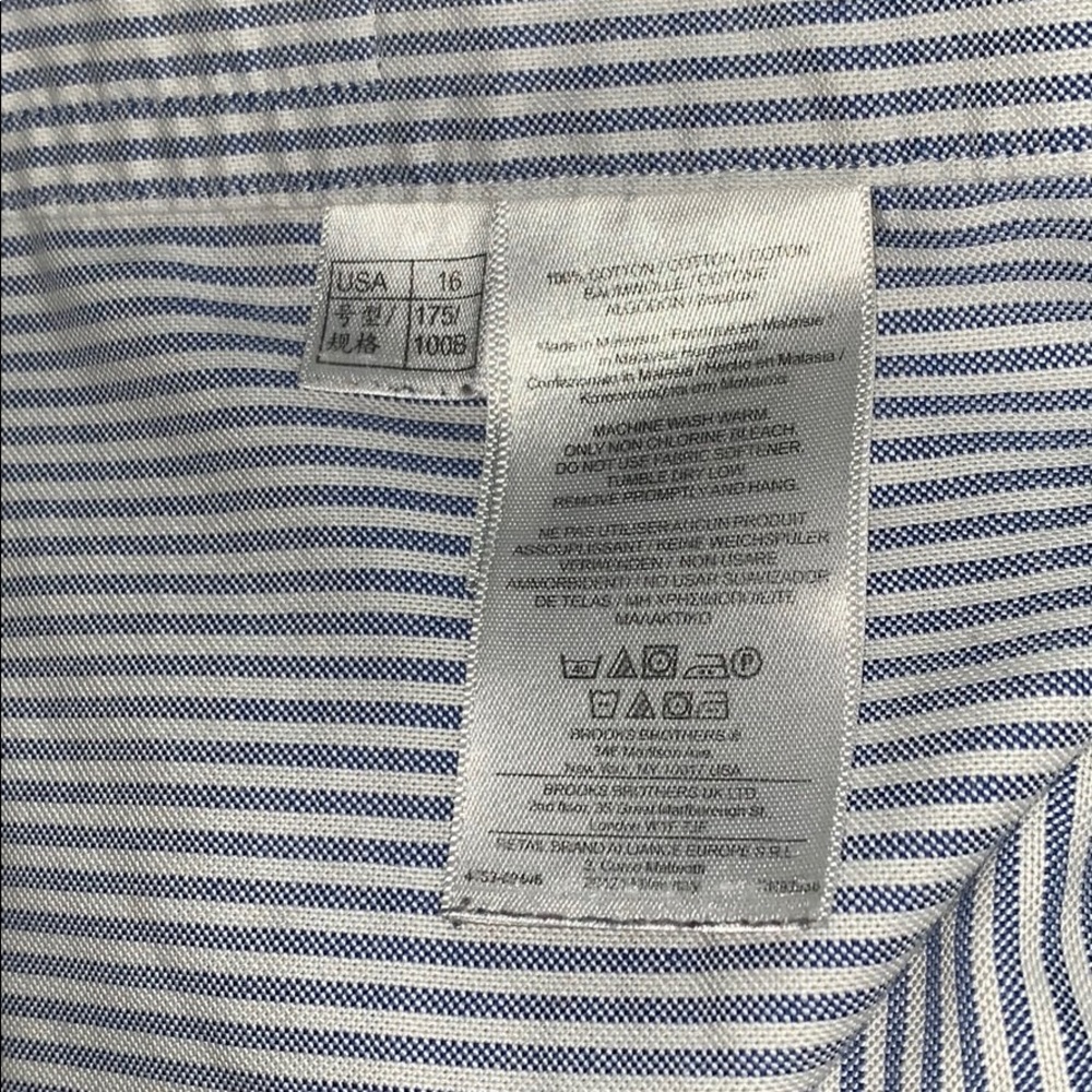 BrooksCool® Classic-Fit Dress Shirt Non-Iron - Picture 8 of 8